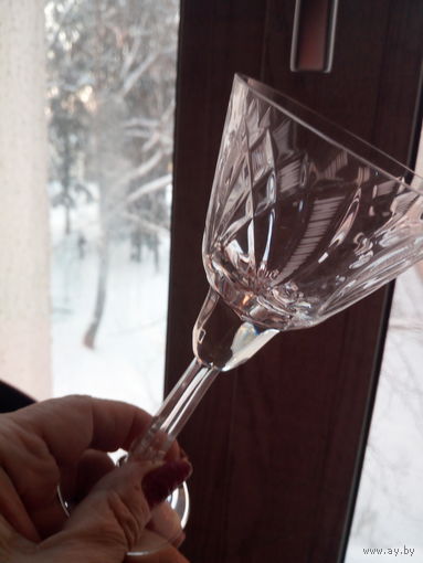 НАБОР РЮМОК14СМ. ХРУСТАЛЬ"ЛОТОС"