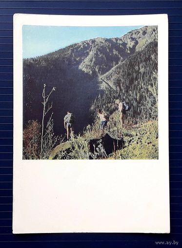 СССР 1965г. ДМПК. фото Панова. Туристы. Чистая.