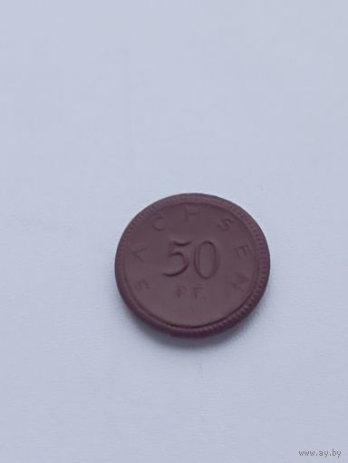 САКСОНИЯ 50 пфенингов 1921 год