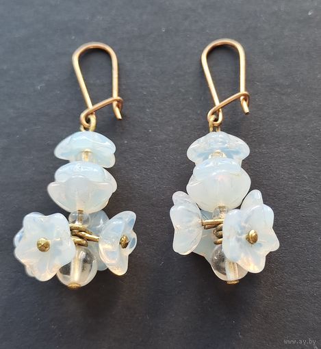 Серьги винтаж Чехословакия 70-е