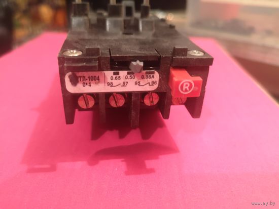 Тепловое реле РТЛ 1004 Этал (Украина) 0*4 0,38-0,65А 660В/50Гц, 1з+1р, ручной возврат