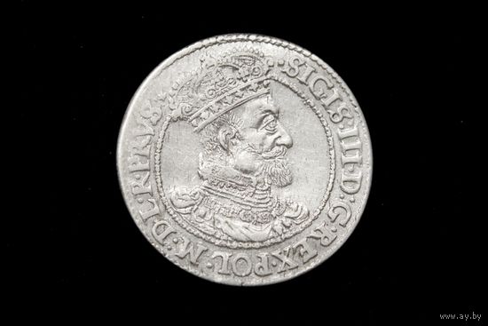 Орт 1618 г. Гданьск (Речь Посполитая), Сигизмунд Ваза. Штемпельный блеск, прочекан!