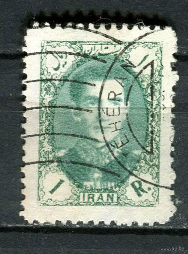 Иран - 1957/1958 - Шах Мохаммад Реза Пехлеви 1R - [Mi.1003] - 1 марка. Гашеная.  (LOT FM20)-T10P36