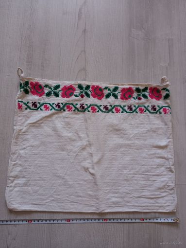 Торба, сумка старинная домотканая