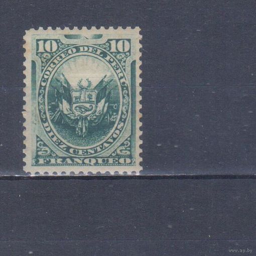 [218] Перу 1876. Герб. МNН
