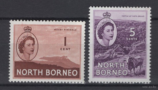 Северное Борнео 1954** часть серии 2 марки