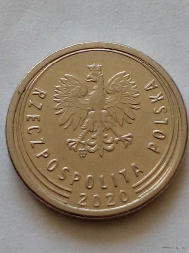 Польша 10 грошей 2020 г.