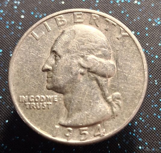 25 центов квотер 1954 распродажа коллекции