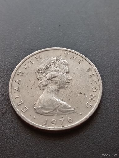 Мэн 10 пенсов 1976 г.