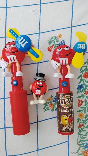Вентилятор, пропеллер, веер. Коробка от конфет M&M,  эмэмдэмс конфеты.Вентилятор детский на батарейках