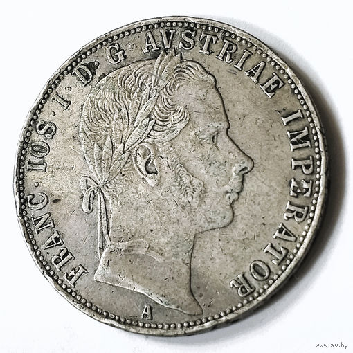 1 флорин. Австрия. 1860 год. XF.