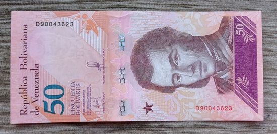 Werty71 Венесуэла 50 боливаров 2018 UNC банкнота