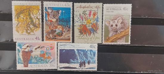 РАСПРОДАЖА. АВСТРАЛИЯ 1990г. Полные серии. Гаш.