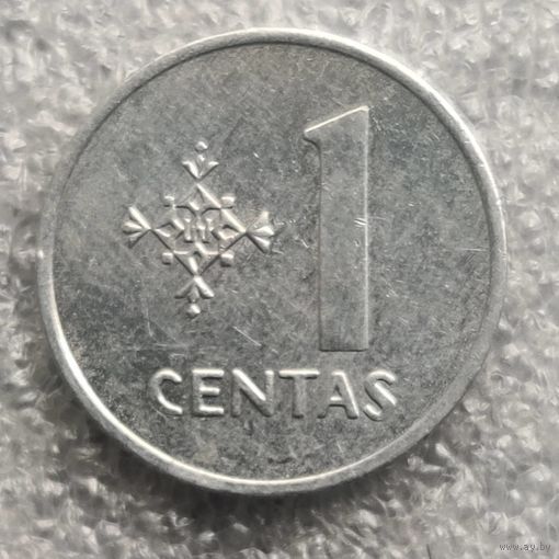 Литва 1 цент  1991 г.