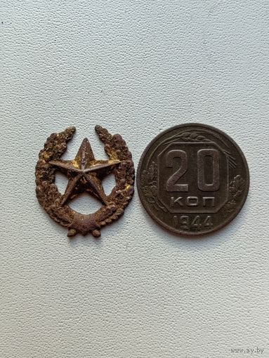 Петличный знак Мотострелок СА,1960-е годы. С 1 рубля!