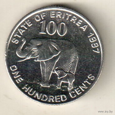Эритрея 100 цент 1997