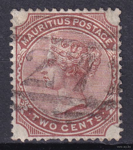 21.BrKM. Великобритания. Колонии. Маврикий. Виктория. Стандарт. 2C. 1882 г. Mi.#61.