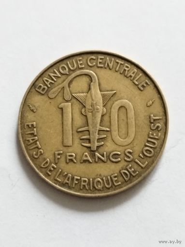 Западная Африка ВСЕАО 10 франков 1982