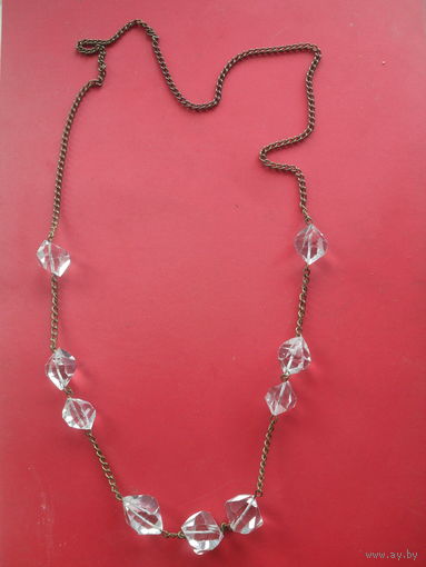Бусы хрусталь.68 см.