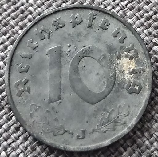 10 рейхспфеннигов 1943 J