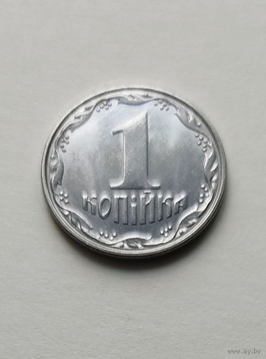 1 копейка 2008 года Украина, не частая разновидность - двойной кант!