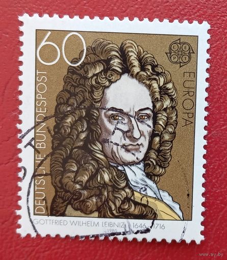 ФРГ, 1980 г., Европа СЕРТ, Готфрид Вильгельм Лейбниц