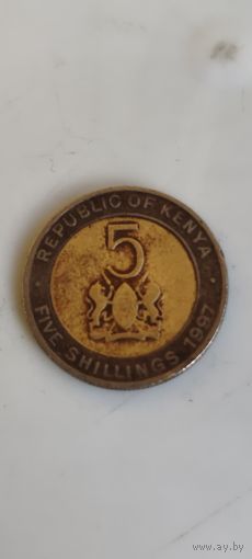 Кения 5 шиллинг 1997