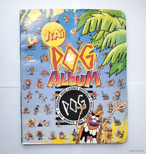 Альбом для фишек POG. 1995г. Оригинал.