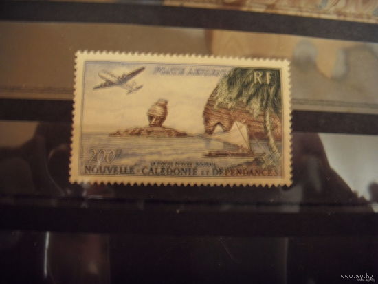1959 Французская колония Новая Каледония концовка серии отличное состояние MNH** (3-12) авиация парусник флот