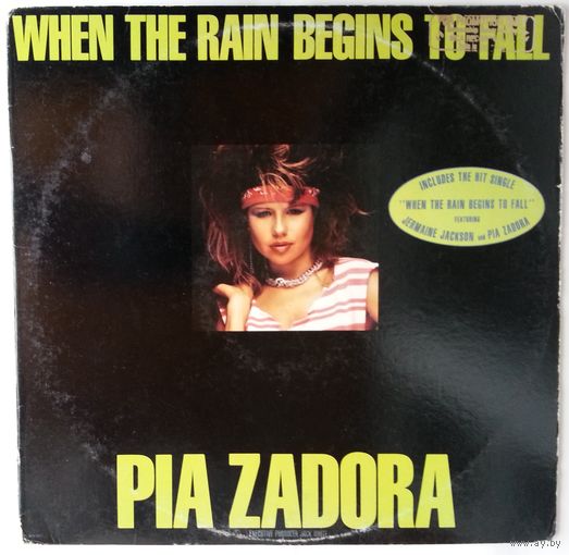 LP Pia Zadora – When The Rain Begins To Fall (1985) Electronic, Synth-pop