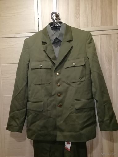 Новый военный парадный костюм с рубашкой