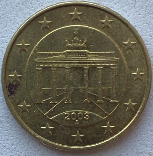 Германия 10 евроцентов 2003 г. А