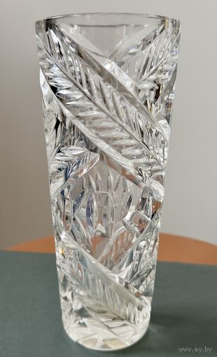 Ваза хрустальная редкая 26 Съезд КПСС 1981год