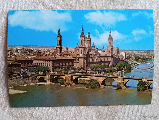 Мосты. Испания, Сарагоса. Базилика Эль Пилар