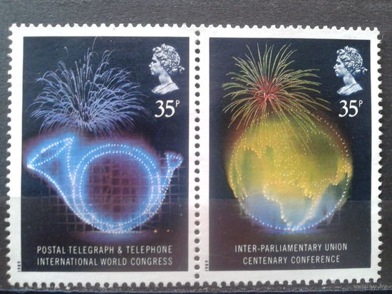 Англия 1989 Конгрессы* Михель-4,5 евро сцепка