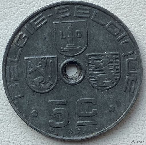 Бельгия 5 сантимов 1942 г.