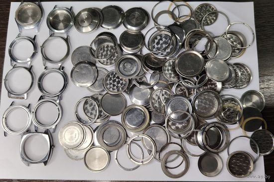 Корпуса, задние крышки, прокладки, уплотнители мужских часов, без МЦ!!