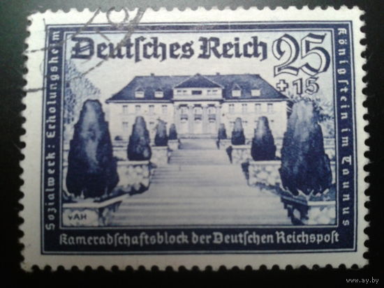 Германия 1939 концевая марка серии
