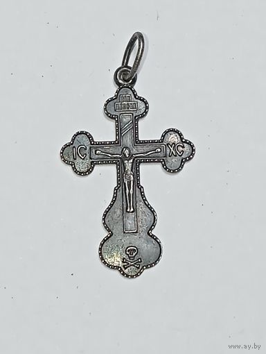 Крестик серебро  925 проба .