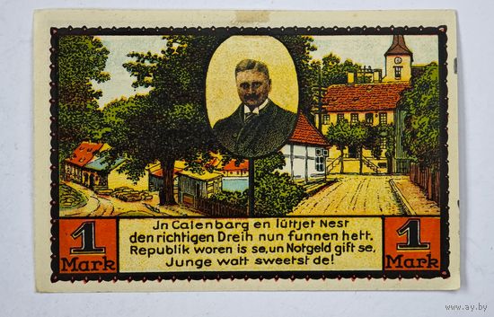 1922 год 1 марка Германия нотгельд