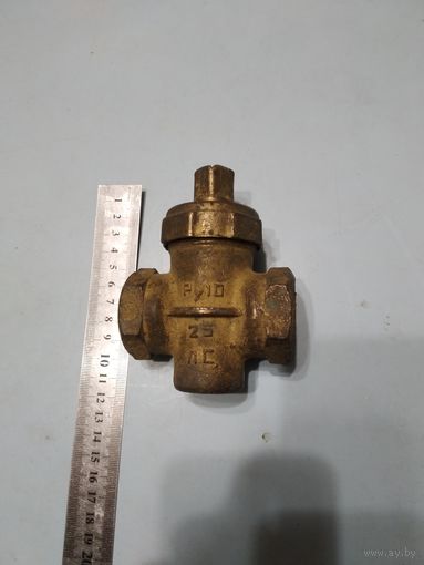 Вентиль Кран пробковый сальниковый муфтовый 11б6бк Ду25 латунь