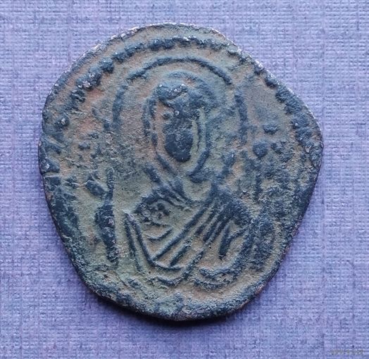 Византия. Роман IV Диоген (1068-1071 гг.) Дева Мария. Фоллис. (1)
