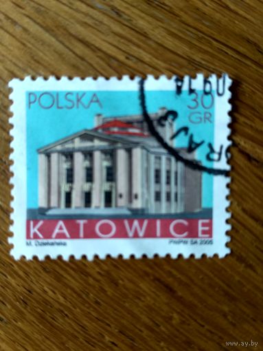 Польша. Достопримечательности. Театр им. Выспяньского в Катовице. Стандарт. 2005