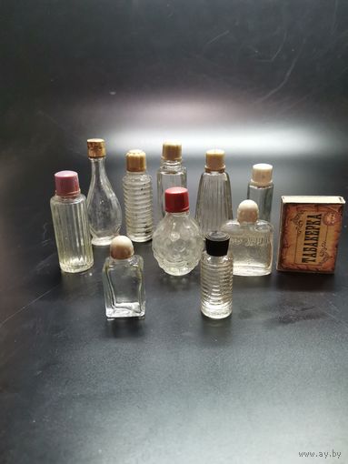 Флакон от парфюм СССР. 10 шт. (одним лотом).