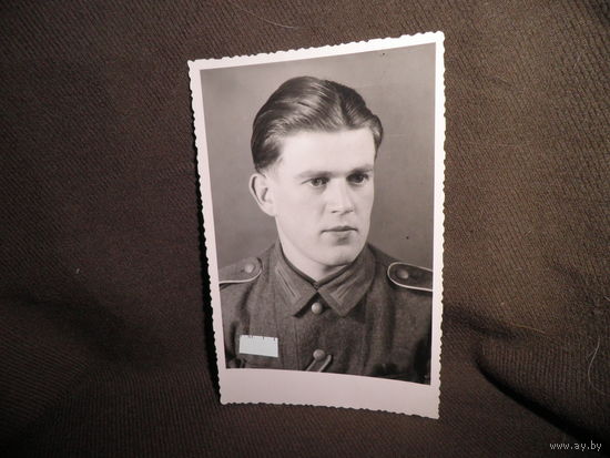 Почтовая карточка военная фотография WW2.Рядовой.(лот 07)С рубля.