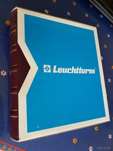 Альбом Leuchtturm Optima под холдеры 50*50 мм для монет, Германия.