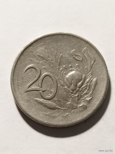 ЮАР 20 центов 1965