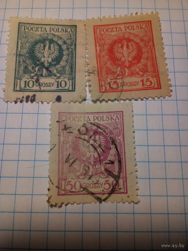 Марка Польша 1924