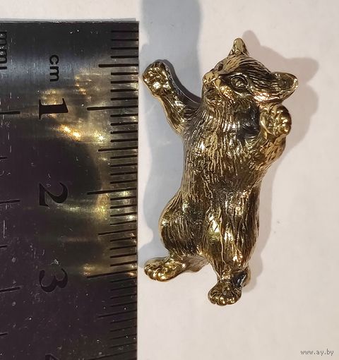 Фигурка Котёнок бронза.