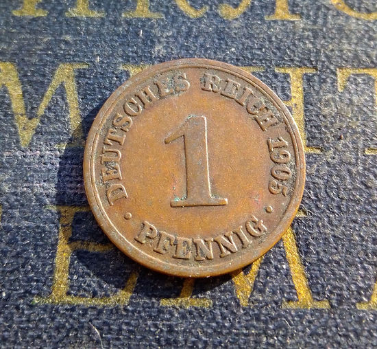 1 пфенниг 1904 А Германская Империя #01